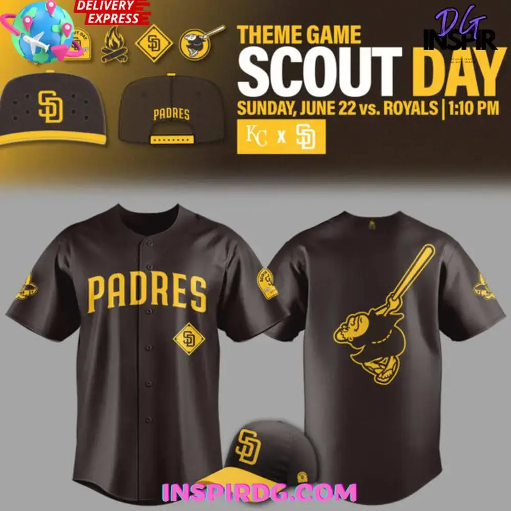 San Diego Padres Scout Day Special Baseball Jersey Image