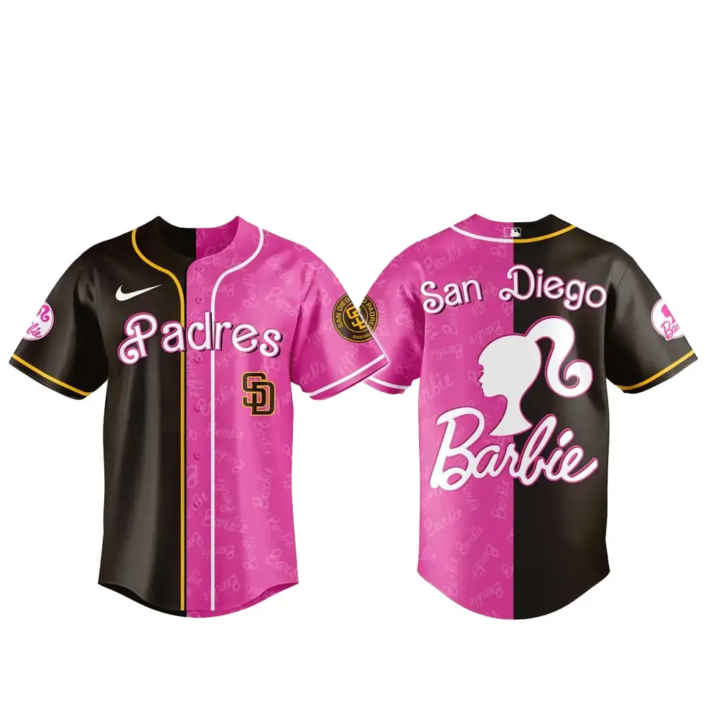 San Diego Padres x Barbie Night Game 2026 Baseball Jersey Image