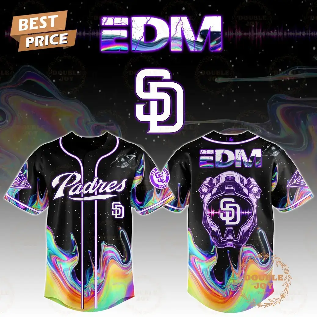 San Diego Padres x EDM PulseBeat Jersey Galaxy Edition Baseball Jersey Image