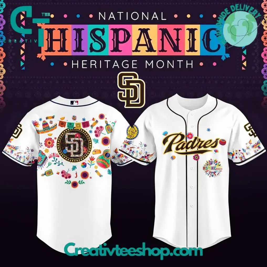 San Diego Padres X National Hispanic Heritage Month Special Edition Baseball Jersey Image
