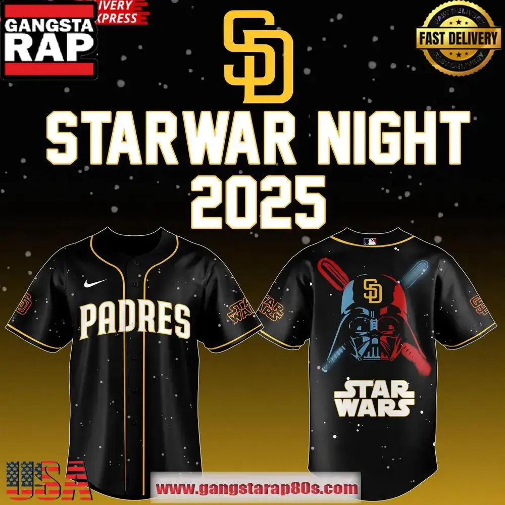 San Diego Padres x Star Wars Night 2025 Baseball Jersey Shirt Image