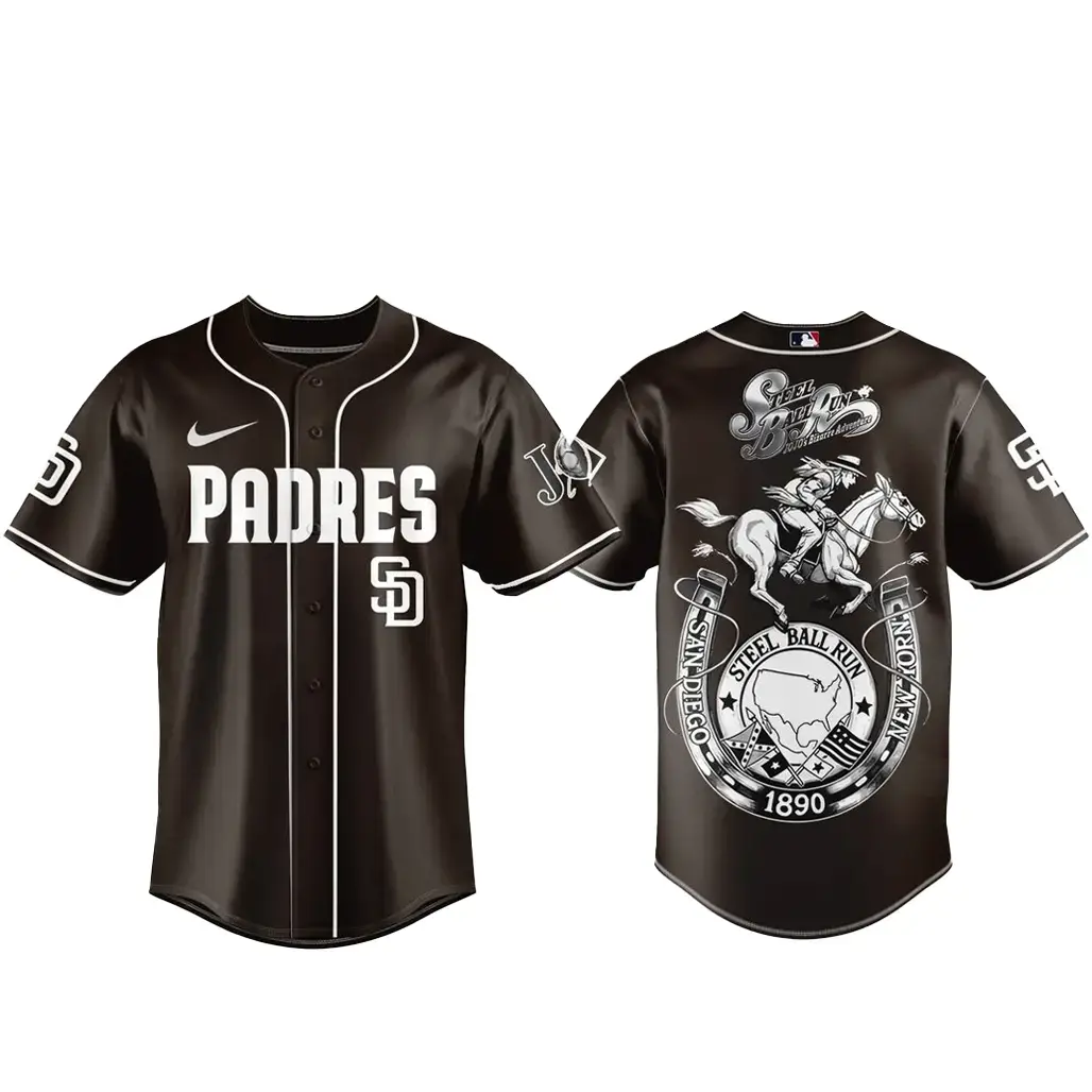 San Diego Padres x Steel Ball Run 2026 Baseball Jersey Version 1 Image