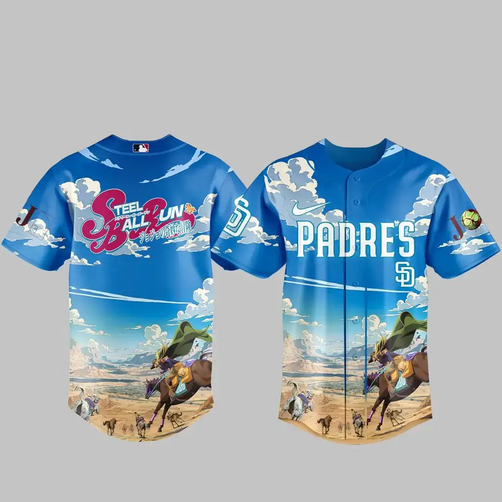 San Diego Padres x Steel Ball Run 2026 Baseball Jersey Version 2 Image