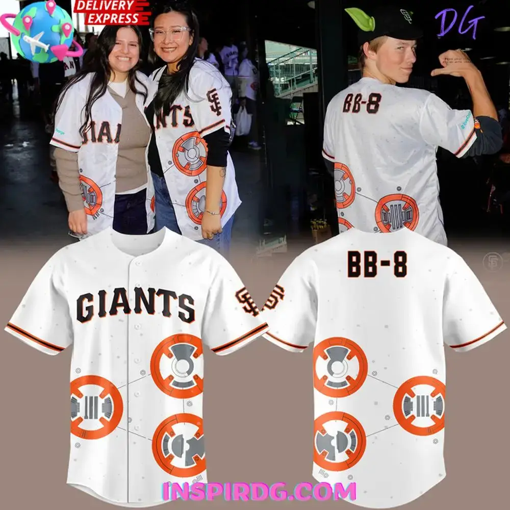 San Francisco Giants 2025 X Star Wars Bb-8 Special Baseball Jersey Image