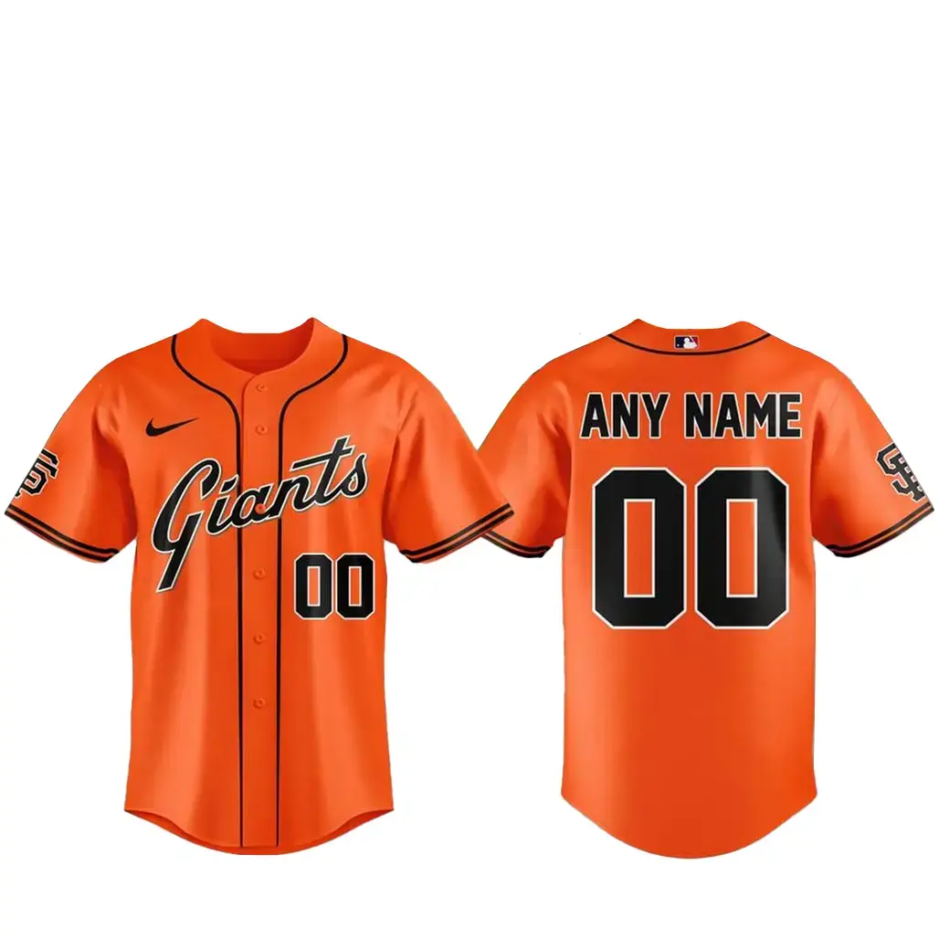 San Francisco Giants 2026 Personalized Name and Number Baseball Jersey Image