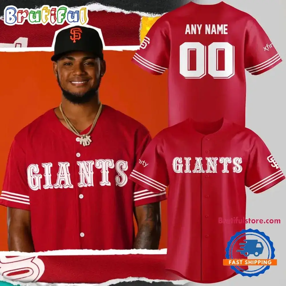 San Francisco Giants 49ers Night 2025 Limited Edition Baseball Jersey Image