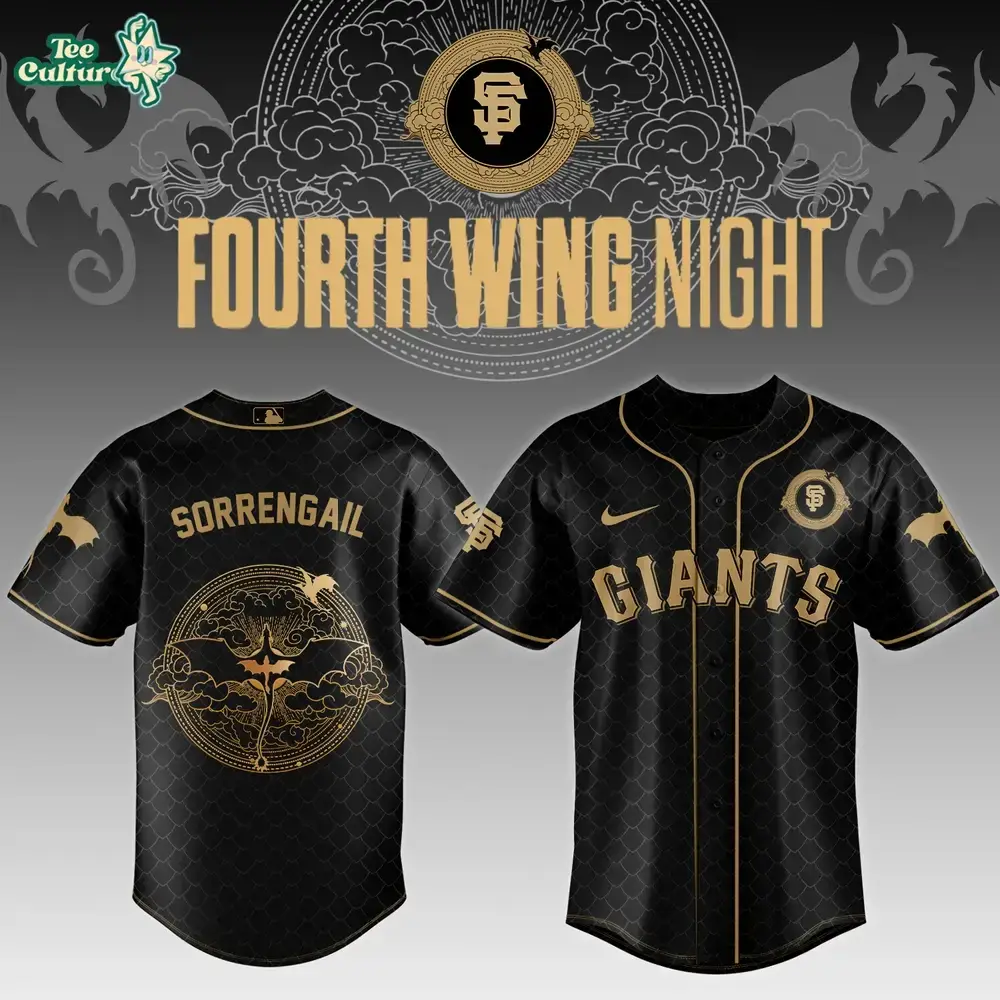 San Francisco Giants Fourth Wing Fantasy Theme 2026 Limited Baseball Jersey Image