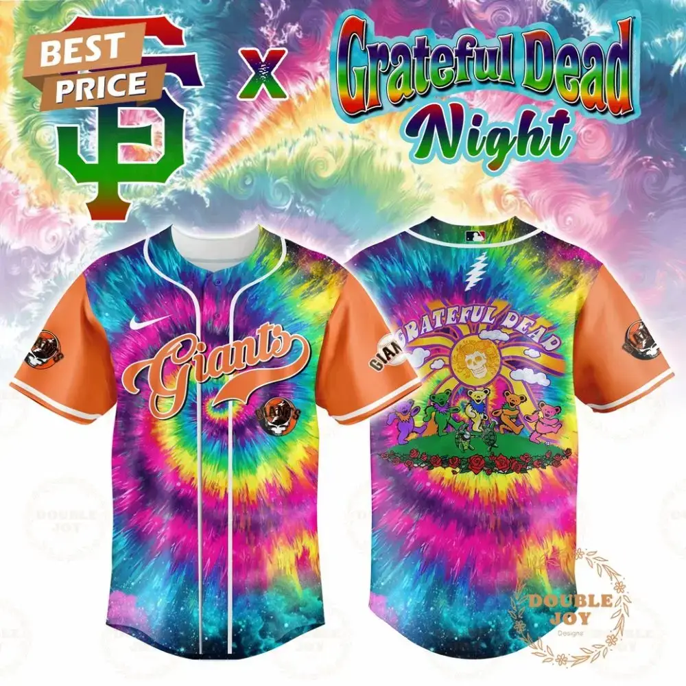 San Francisco Giants Grateful Dead Night 2025 New Special Edition Baseball Jersey Image