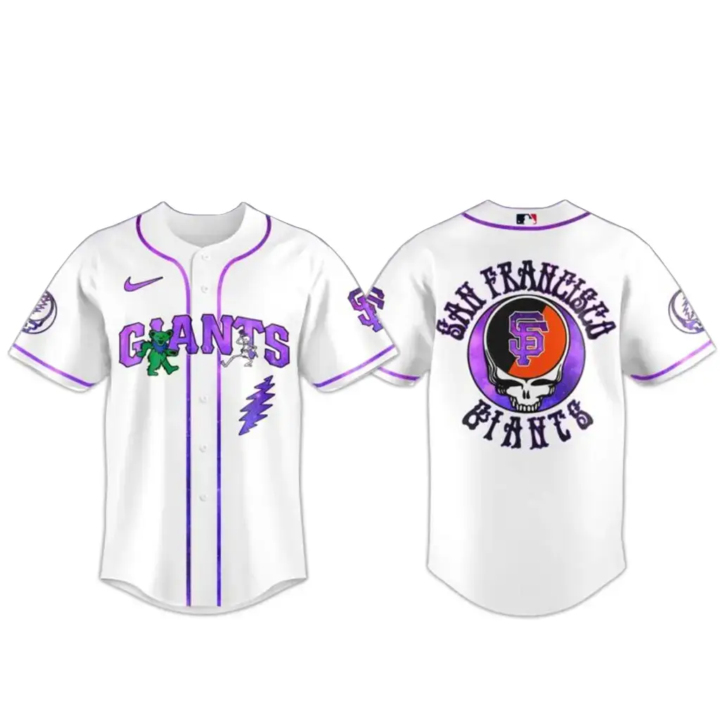 San Francisco Giants Grateful Dead Night 2026 Baseball Jersey Image