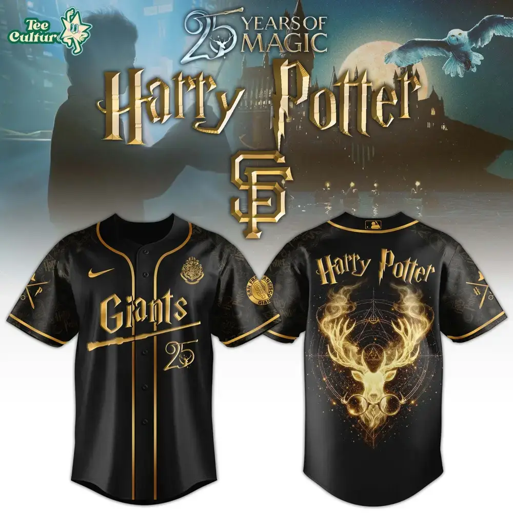 San Francisco Giants Harry Potter 25 Years Of Magic Game Night 2026 Limited Edition Jersey Image