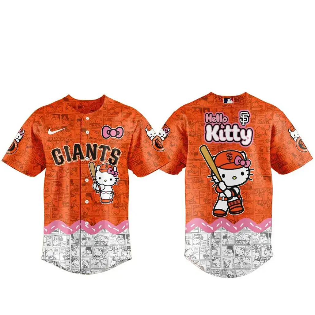 San Francisco Giants Hello Kitty 2026 Homerun Charm Baseball Jersey Image