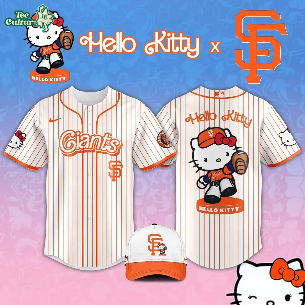 San Francisco Giants Hello Kitty Night 2026 MLB Edition Jersey Image