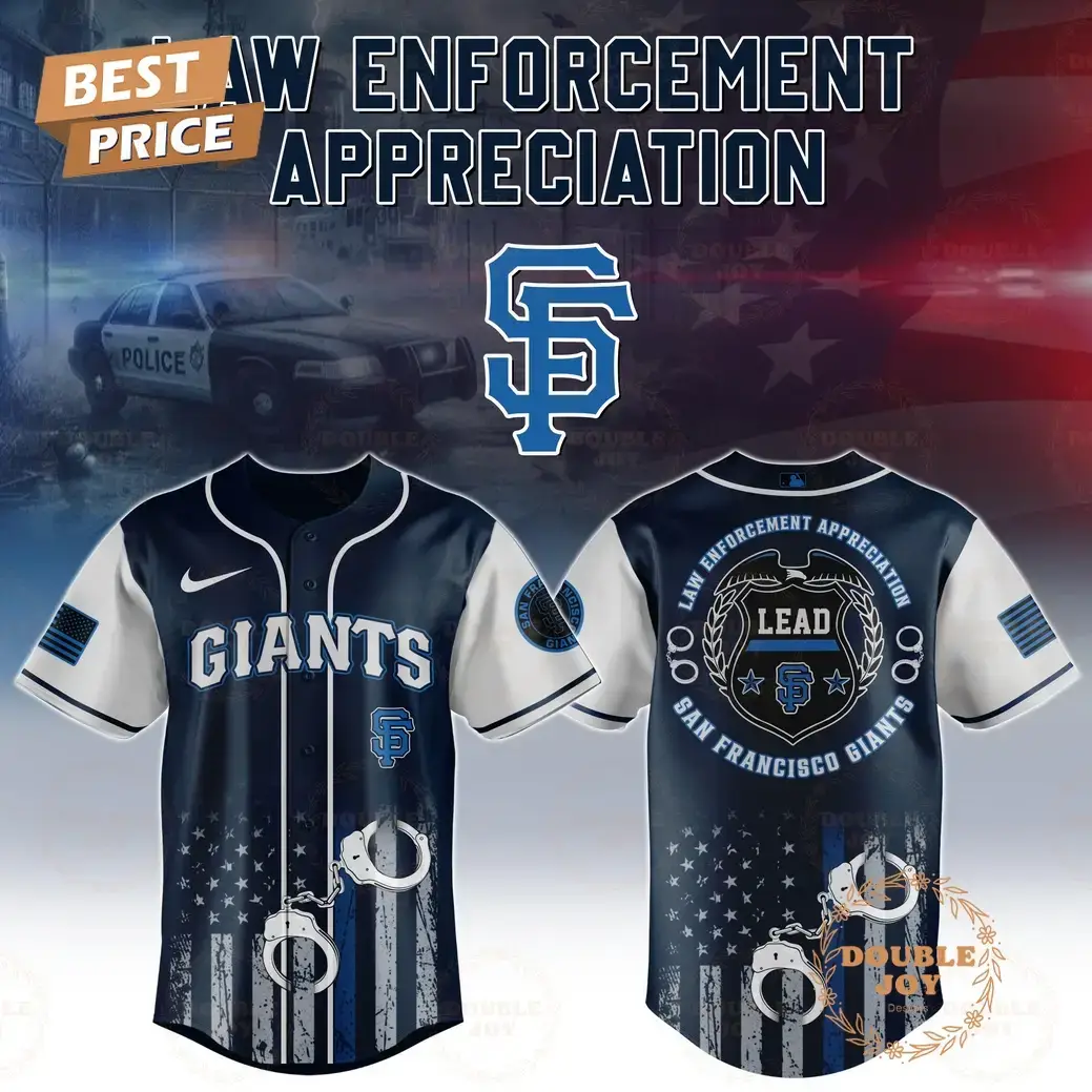 San Francisco Giants Law Enforcement Appreciation Day 2025 Special Edition Baseball Jersey Image