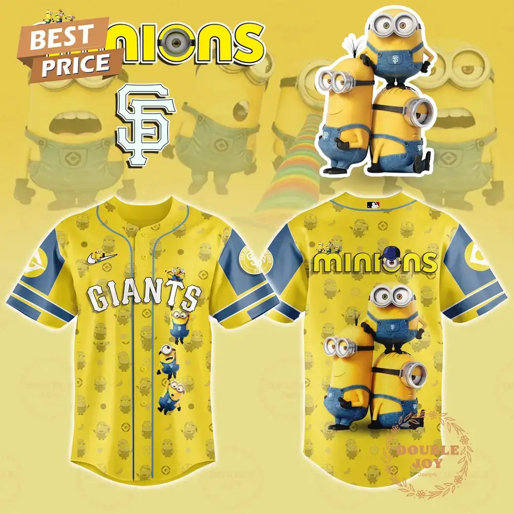 San Francisco Giants Minions 2025 Limited Edition Baseball Jersey Image