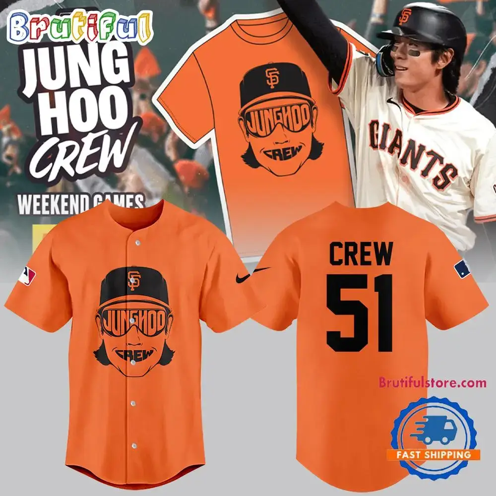 San Francisco Giants MLB 2025 Limited Jung Hoo Crew Baseball Jersey Image