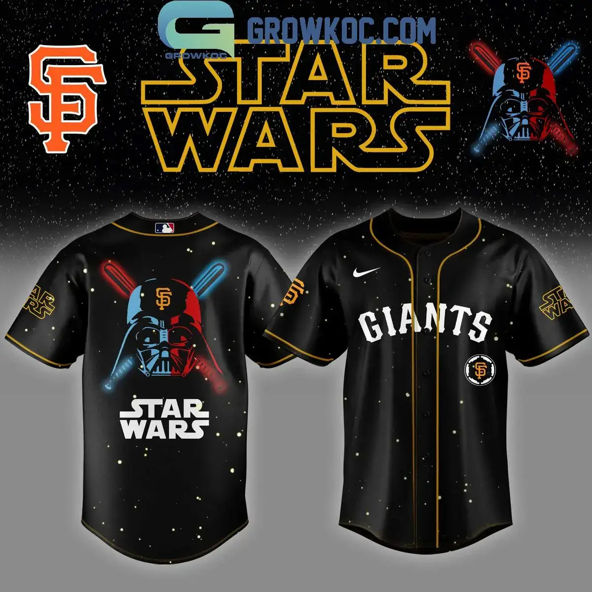 San Francisco Giants MLB x Star Wars 2025 Baseball Jersey Image