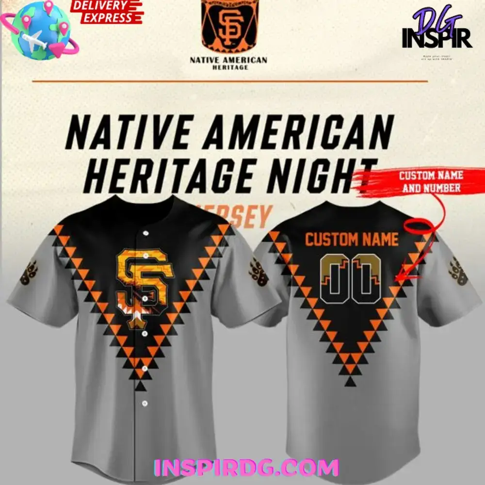 San Francisco Giants Native American Heritage Night 2025 Baseball Jersey Image