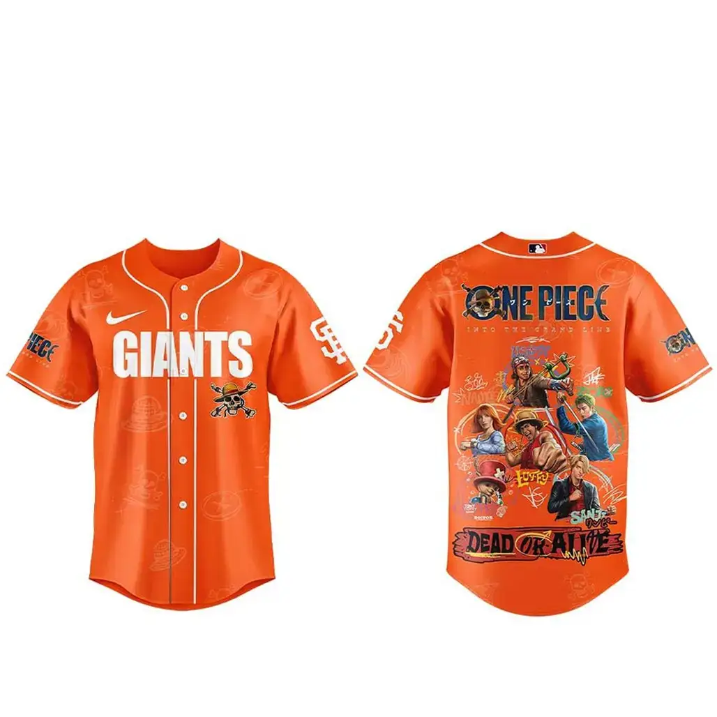 San Francisco Giants One Piece 2026 Dead Or Alive Baseball Jersey Image