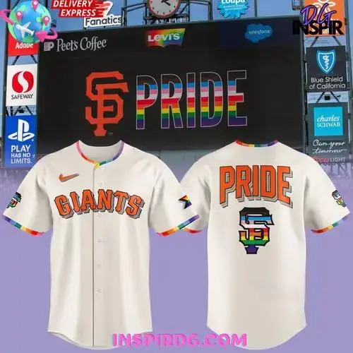 San Francisco Giants Pride Celebration 2025 Baseball Jersey Image
