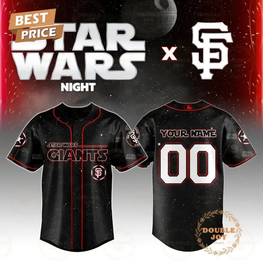 San Francisco Giants Star Wars 2025 Custom Name Limited Edition Baseball Jersey Image