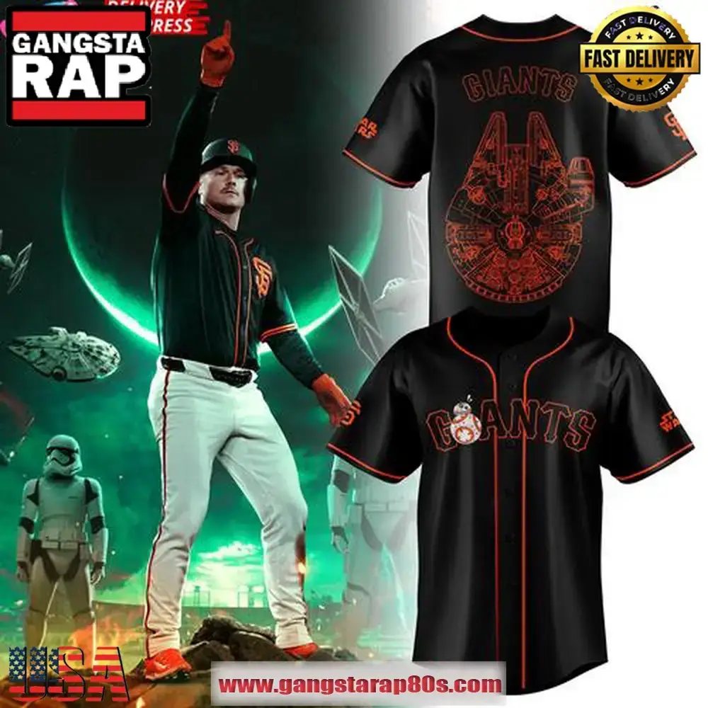 San Francisco Giants x 2025 Star Wars Special Baseball Jersey Shirt Image
