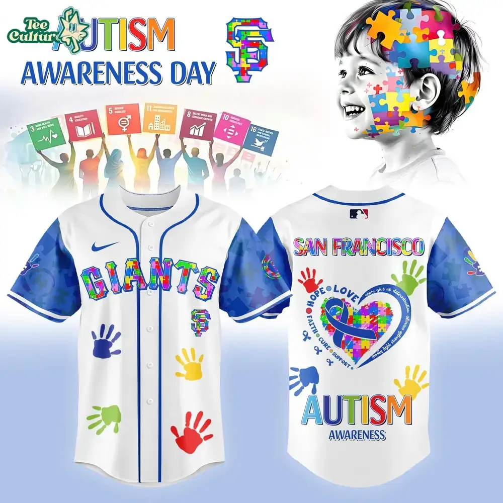 San Francisco Giants x Autism Awareness 2026 Limited Edition Jersey Image