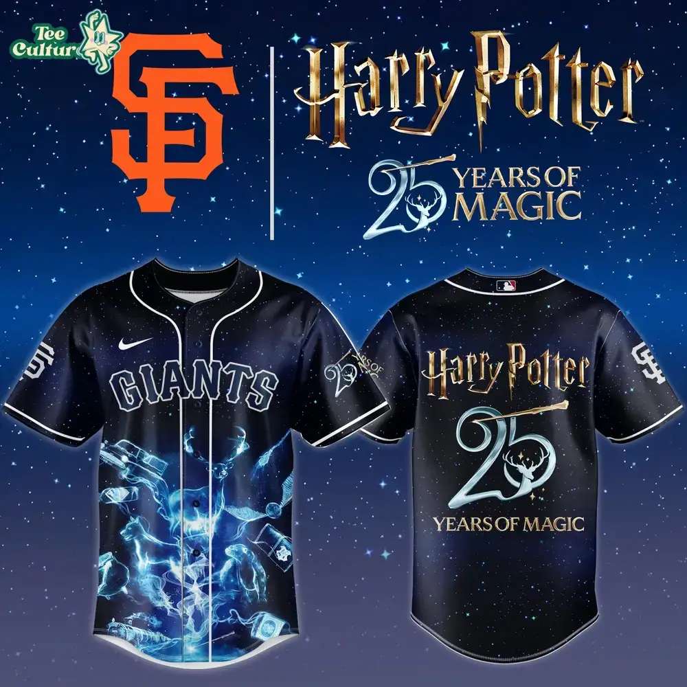 San Francisco Giants x Harry Potter Magical Night Limited Edition MLB Jersey Image