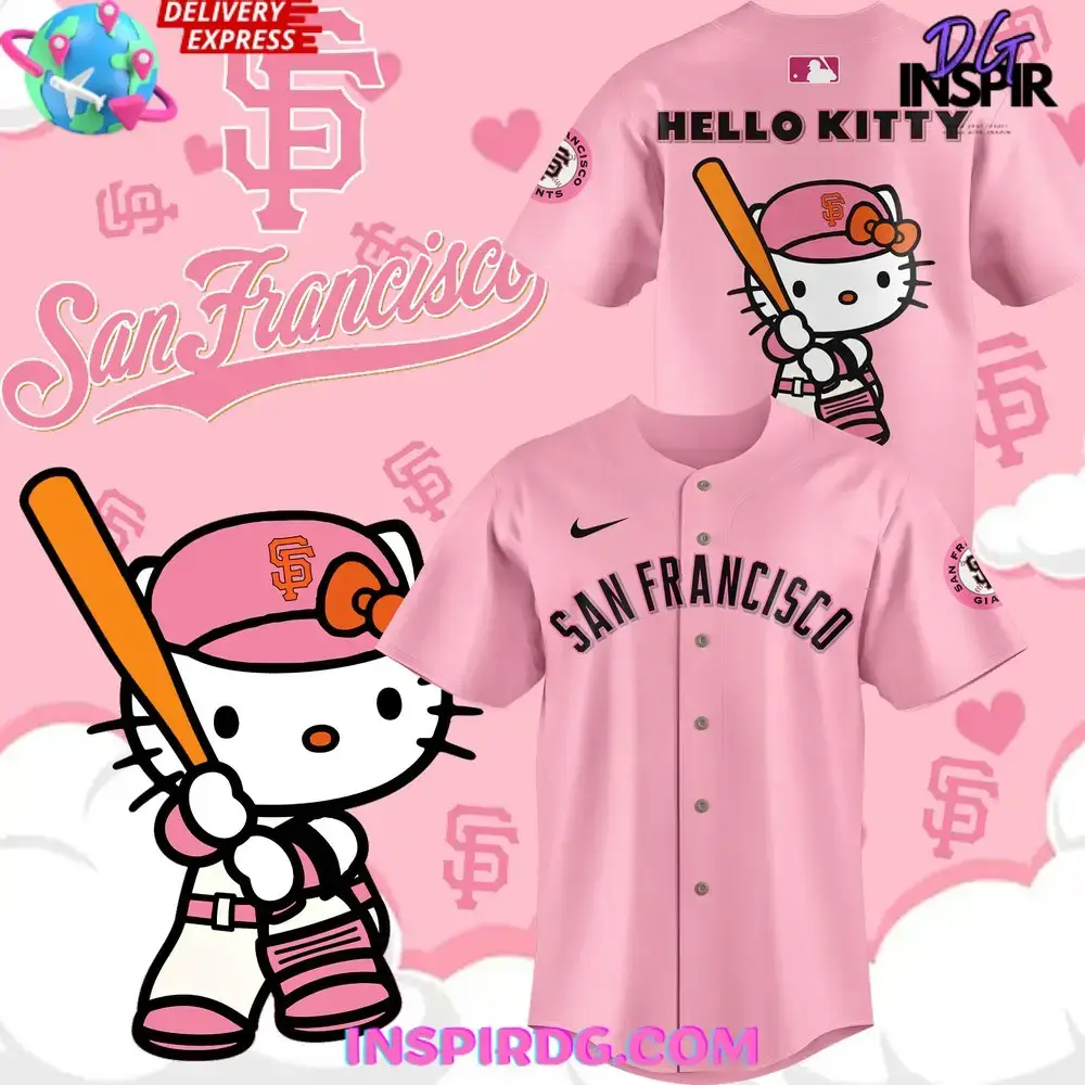 San Francisco Giants X Hello Kitty Night 2024 Baseball Jersey Image