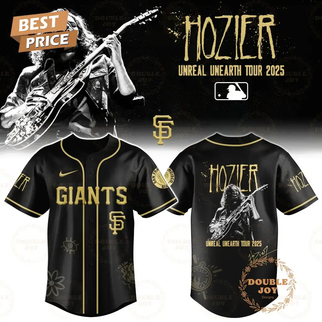 San Francisco Giants x HOZIER Tour 2025 Unreal Unearth Edition Baseball Jersey Image