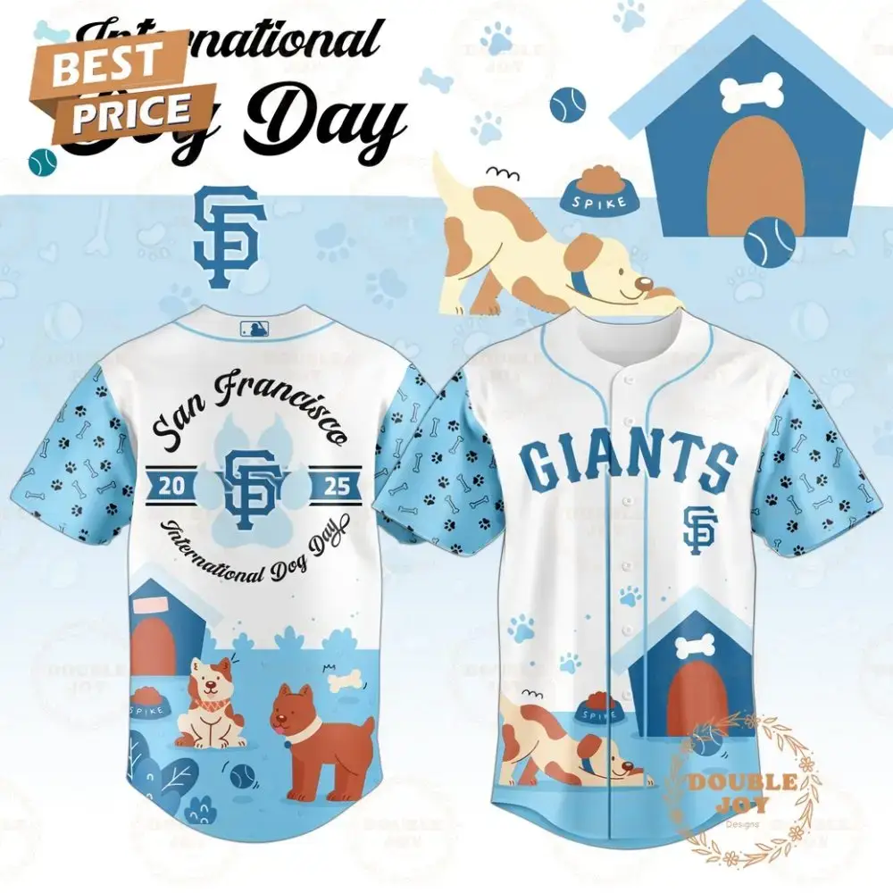 San Francisco Giants X International Dog Day 2025 Limited Edition Baseball Jersey Image