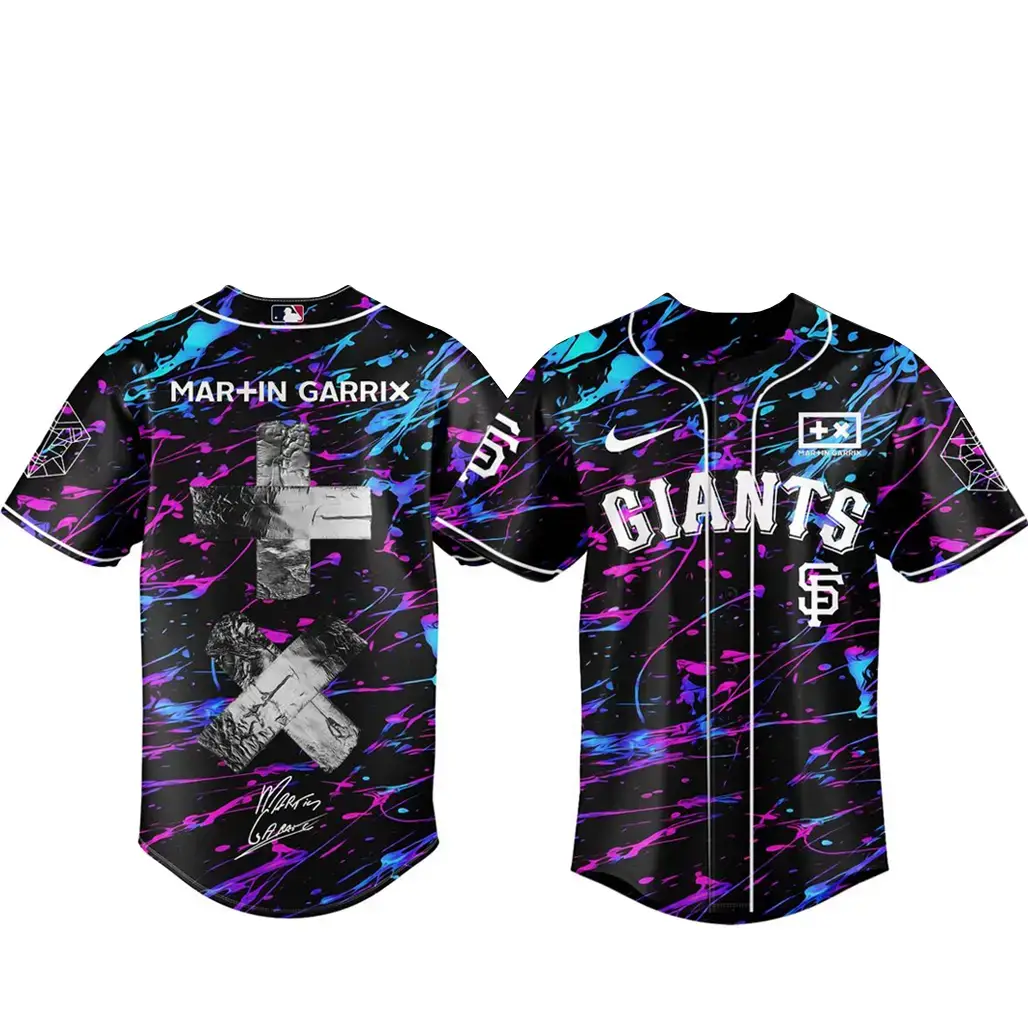 San Francisco Giants x Martin Garrix Americas Tour 2026 Baseball Jersey Image