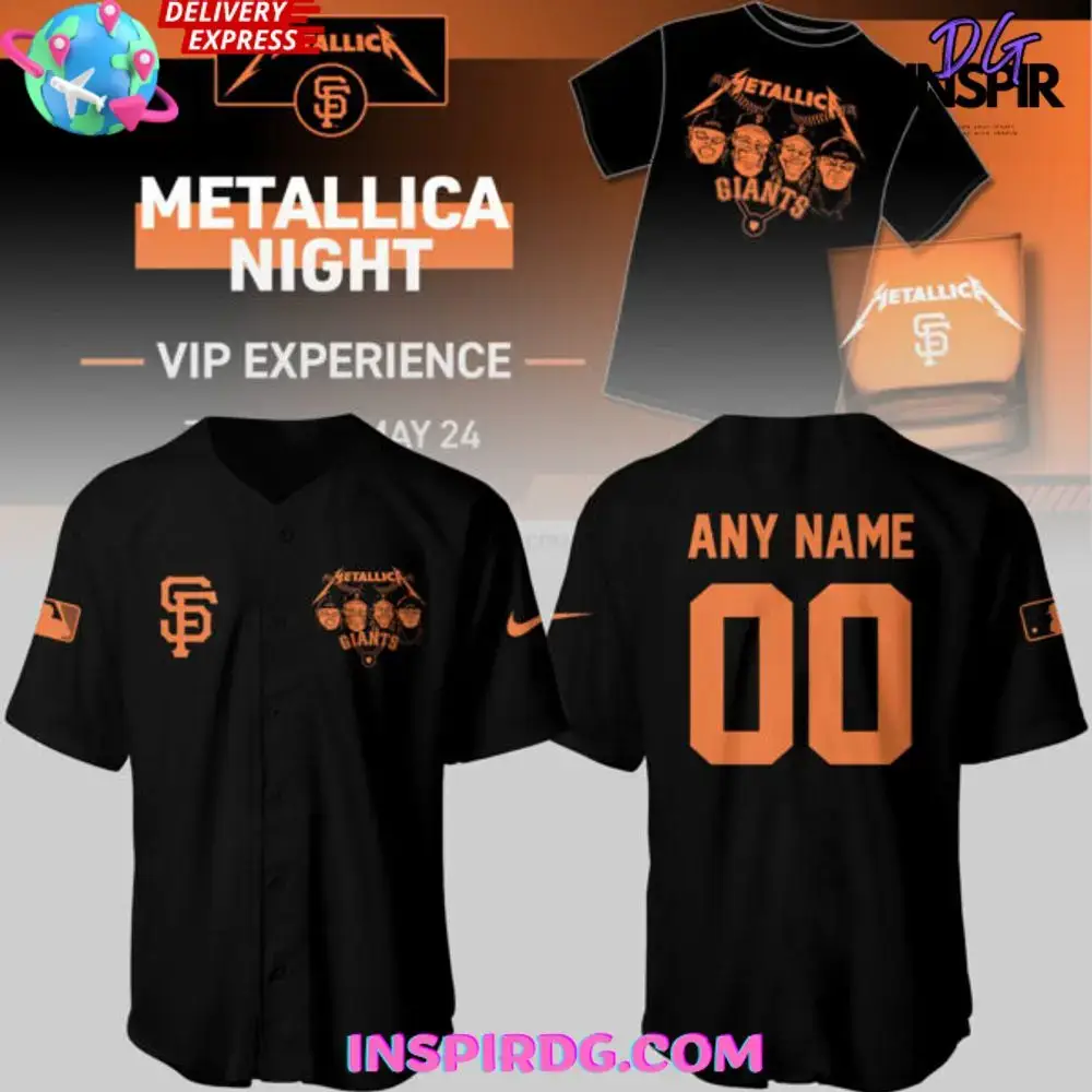 San Francisco Giants X Metallica 2025 Baseball Jersey Image