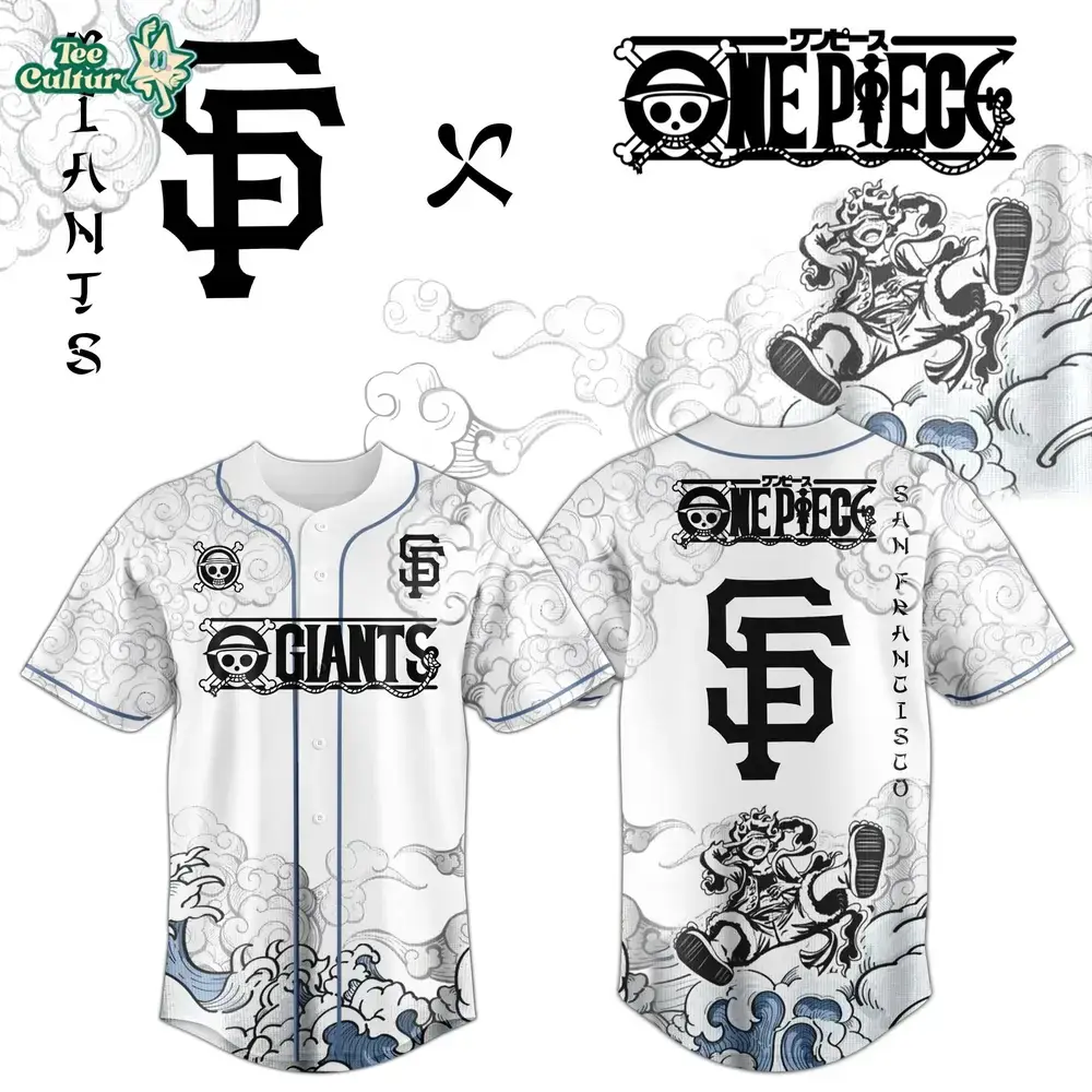 San Francisco Giants x One Piece Jersey 2026 Luffy Gear 5 Image