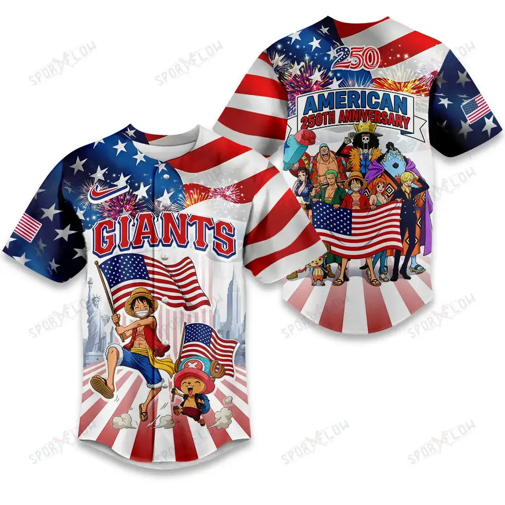 San Francisco Giants X One Piece United States Of America 250 Baseball Jersey Image
