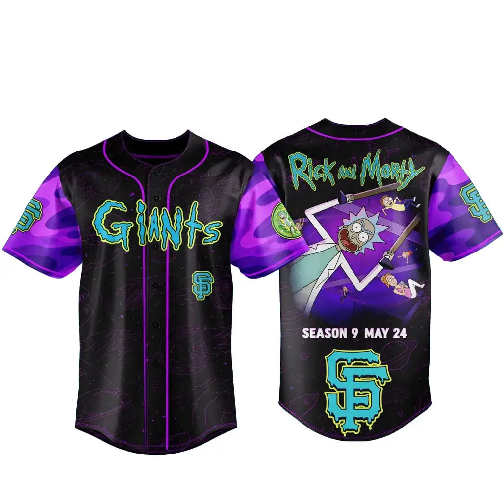 San Francisco Giants x Rick and Morty 2026 Baseball Jersey Image