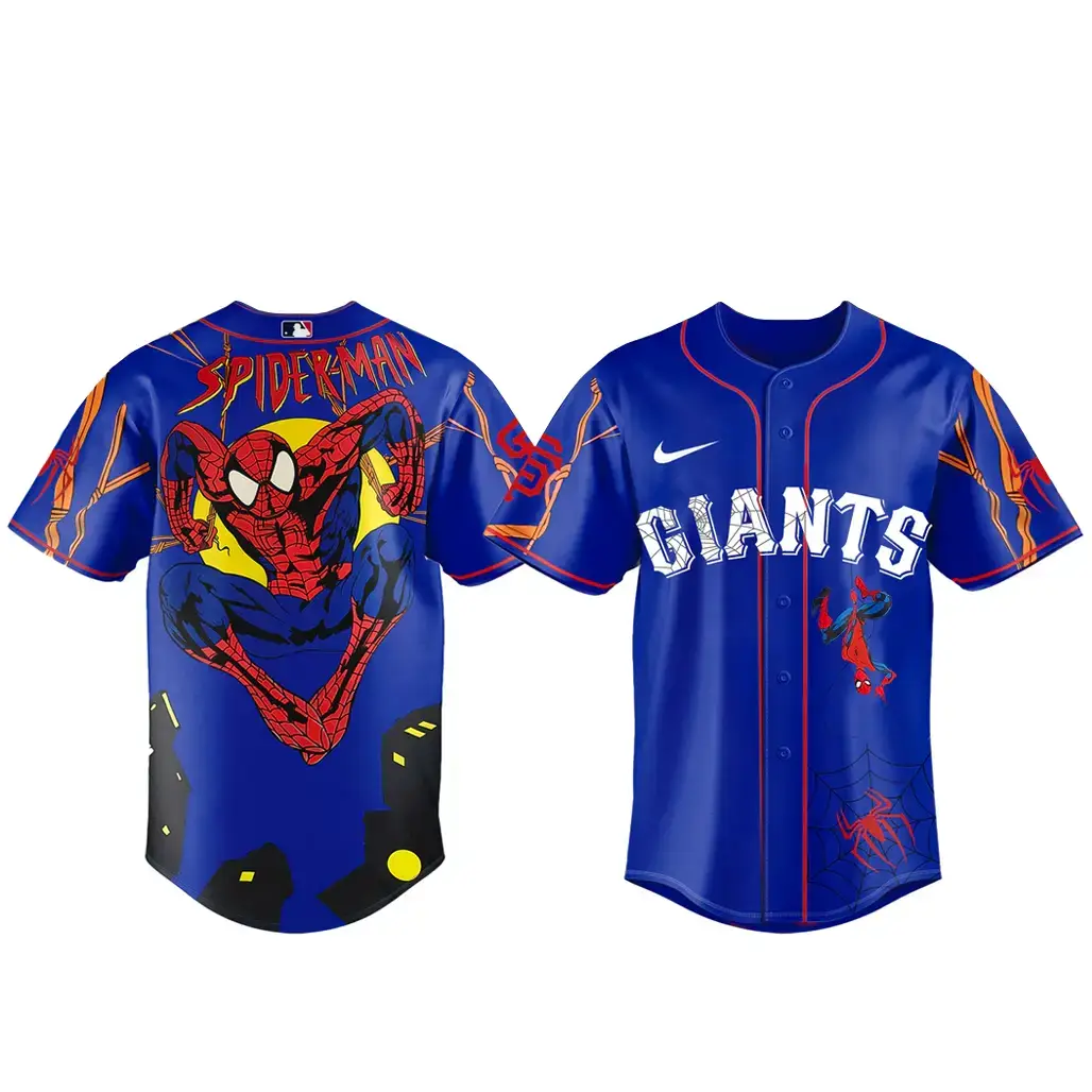 San Francisco Giants x Spider Man Brand New Day 2026 Baseball Jersey Image