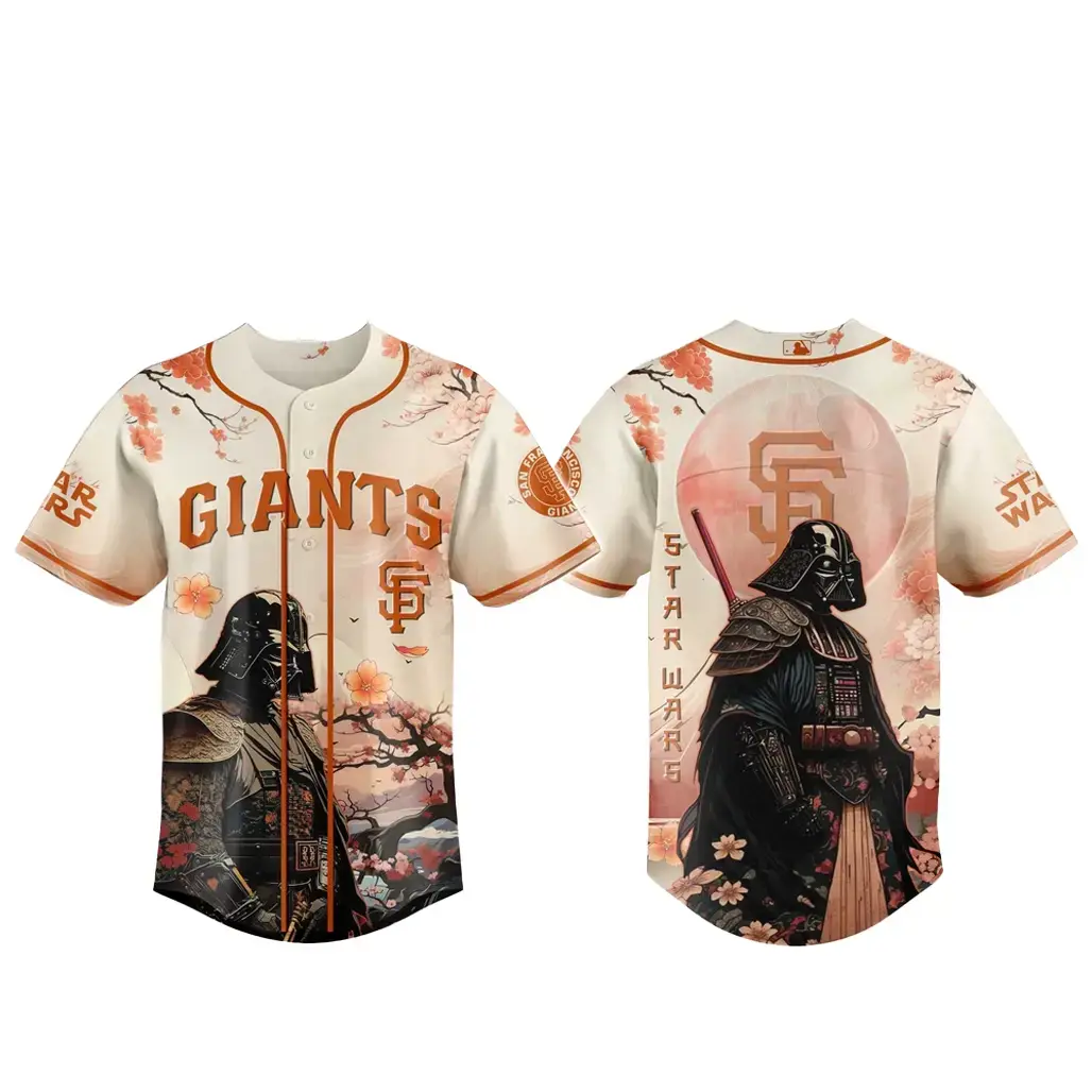San Francisco Giants x Star Wars Cherry Blossom 2026 Baseball Jersey Image