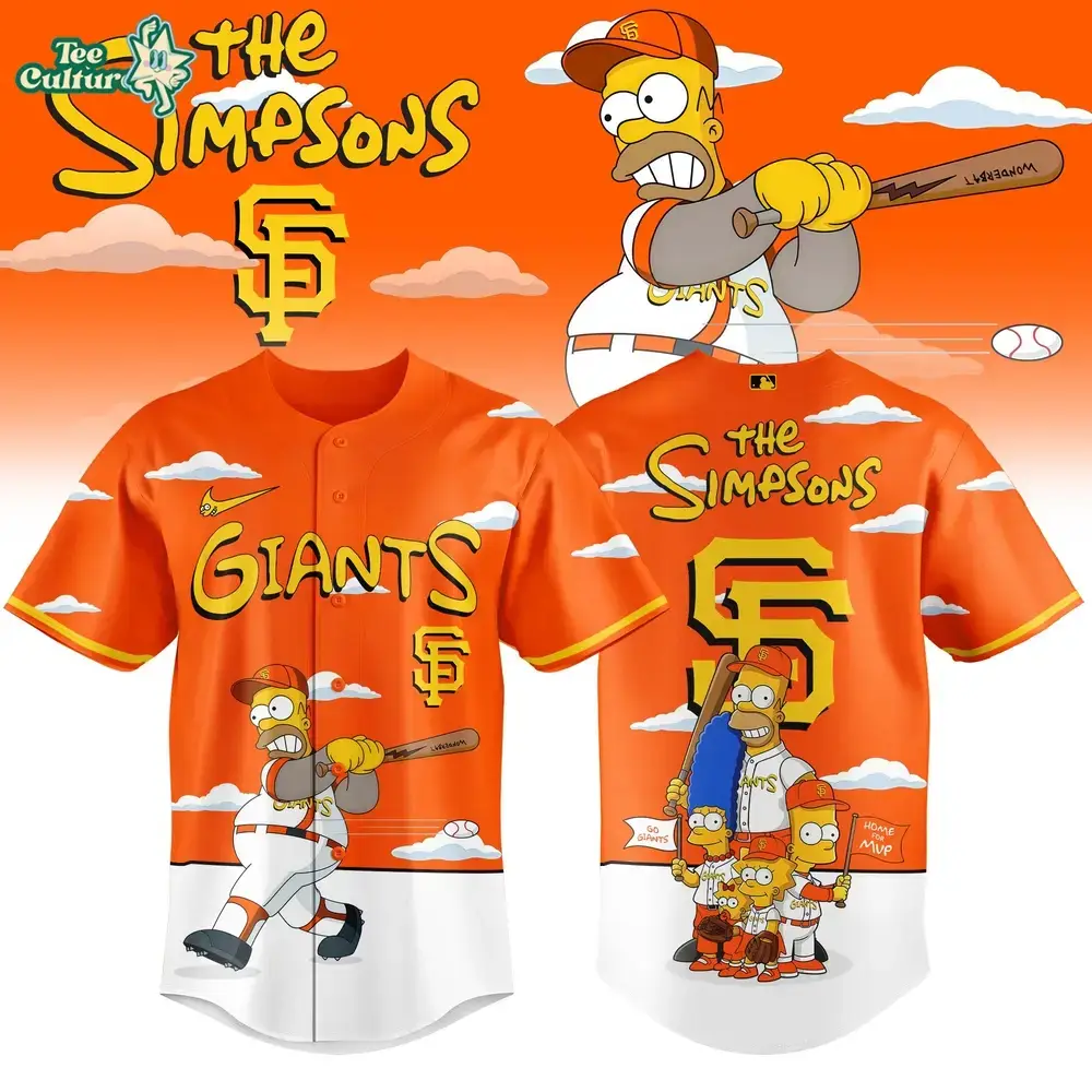 San Francisco Giants x The Simpsons 2026 Limited Edition Baseball Jersey Image