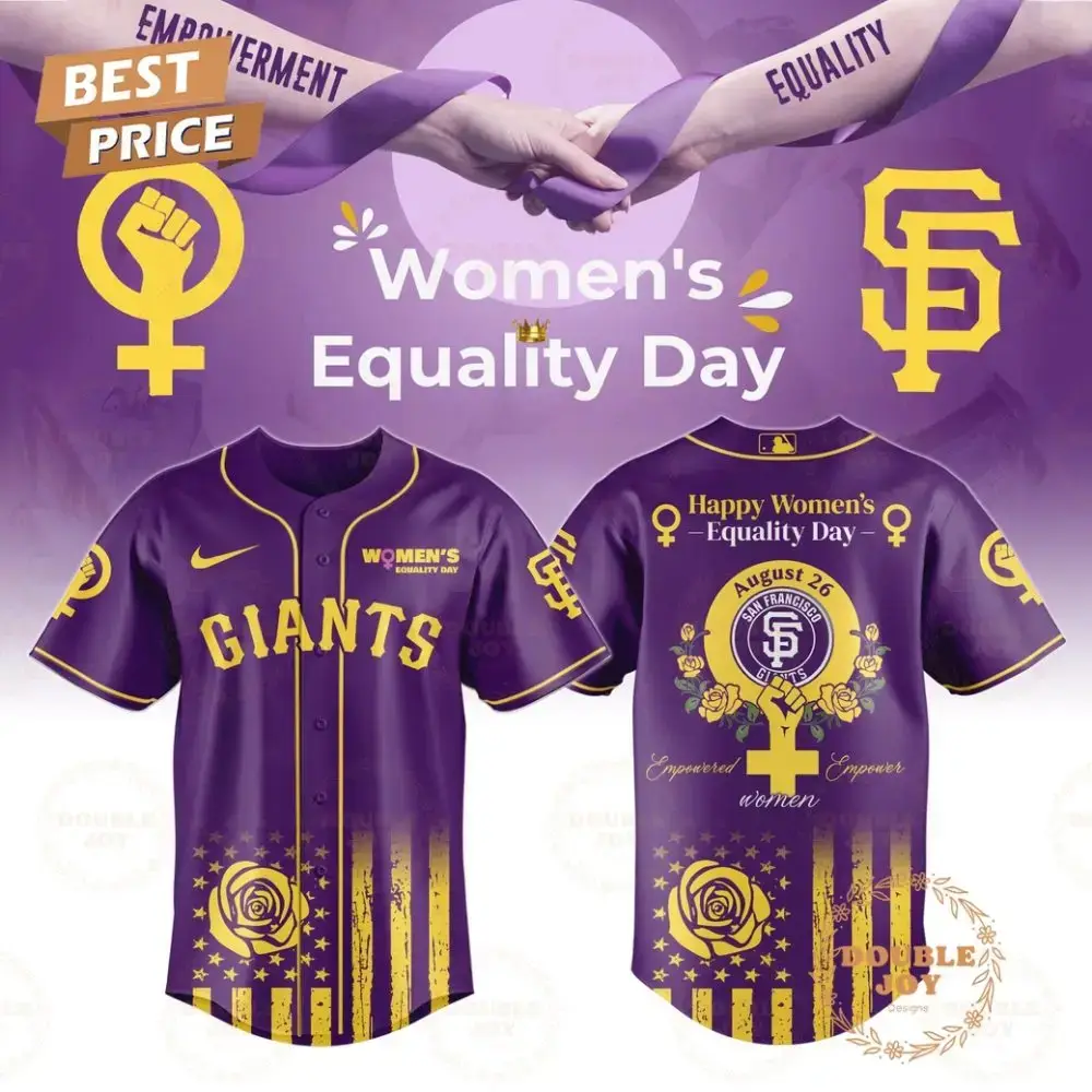 San Francisco Giants X Women'S Equality Day 2025 Special Edition Baseball Jersey Image