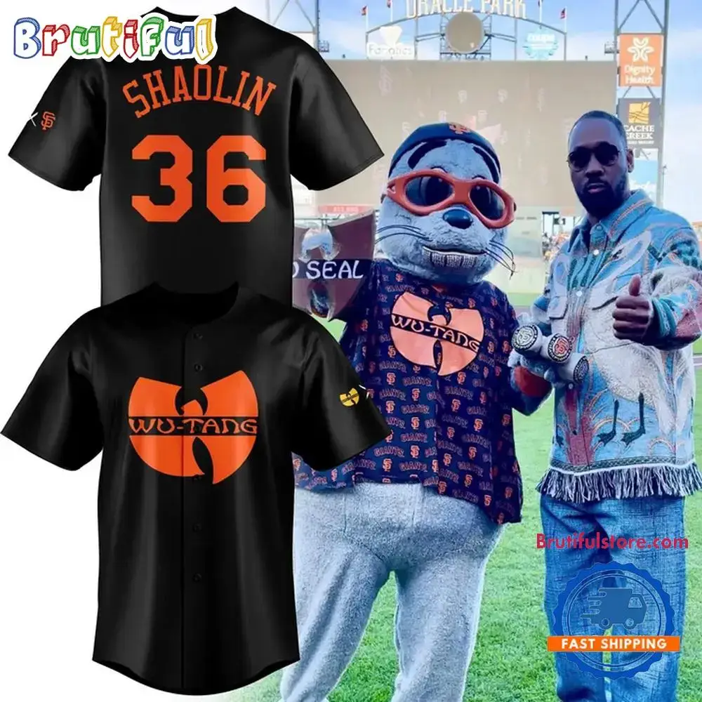 San Francisco Giants x Wu-Tang Clan Baseball Jersey Image