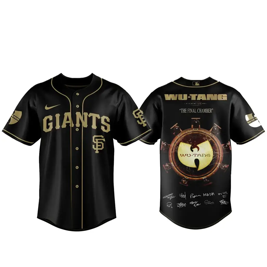 San Francisco Giants x Wu-Tang Forever The Final Chamber 2026 Baseball Jersey Image