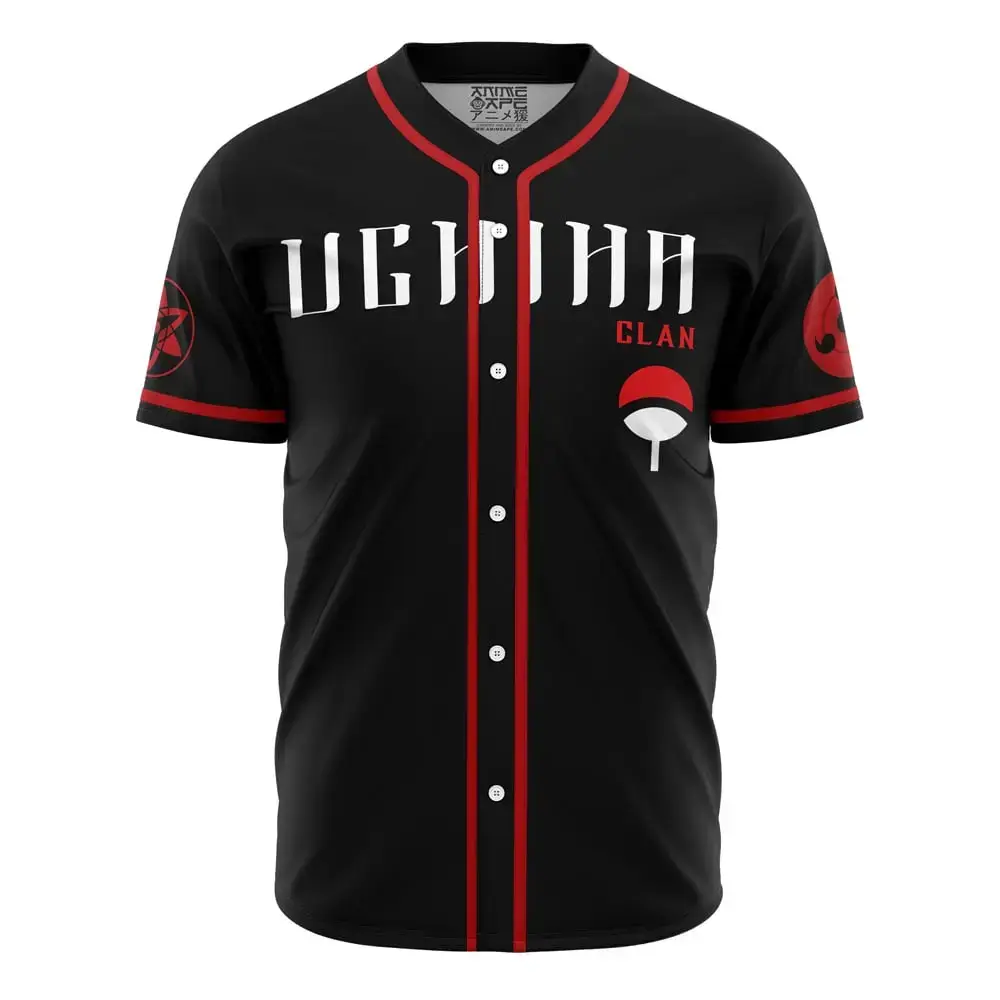 Sasuke Uchiha Shippuden Baseball Jersey Image