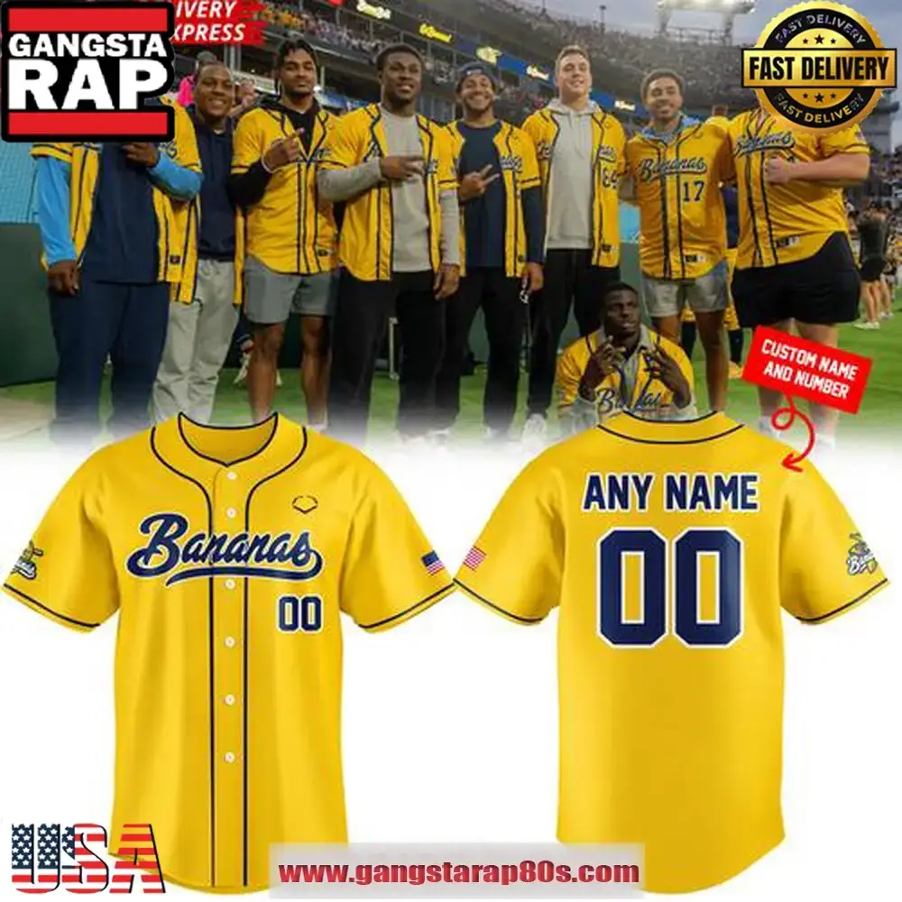 Savannah Bananas 2025 Game Day Custom Baseball Jersey Shirt Image