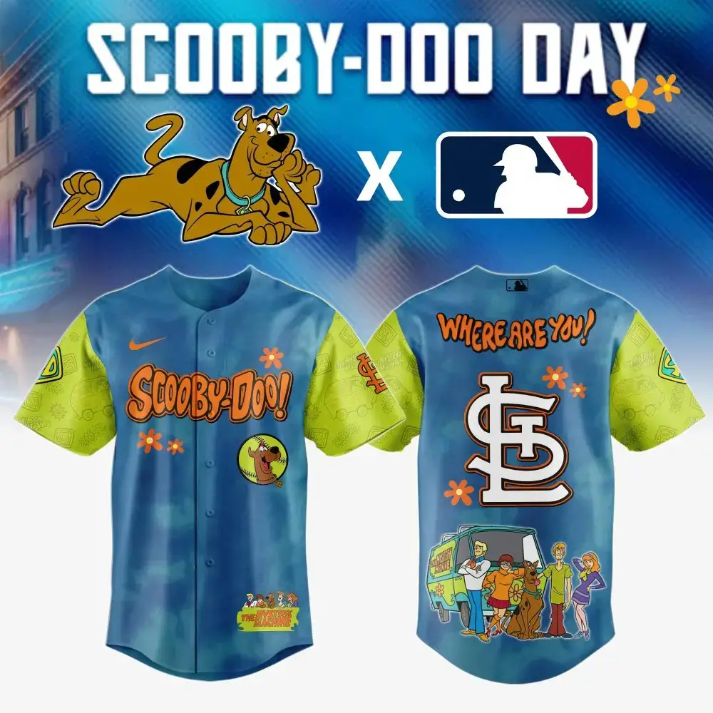 Scooby-Doo X Mlb St. Louis Cardinals Jersey - Limited Edition Fan Gear Image