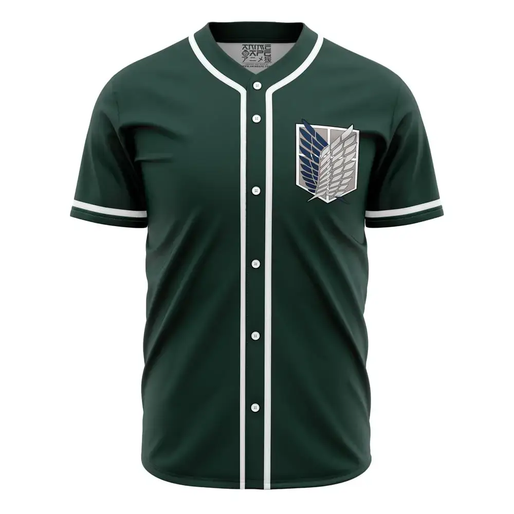 Scouting Regiment Attack On Titan Baseball Jersey Image
