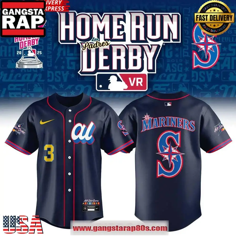Seattle Mariners 2025 Home Run Derby Baseball Jersey Shirt Image