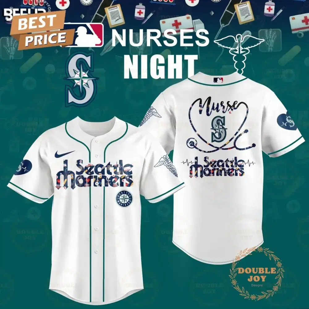 Seattle Mariners 2025 Nurses Night Special Edition Baseball Jersey Image