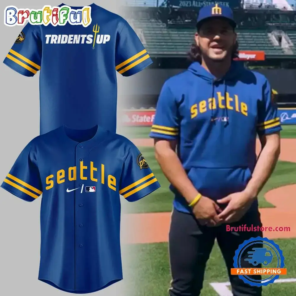 Seattle Mariners 2025 Tridents Up Baseball Jersey Image
