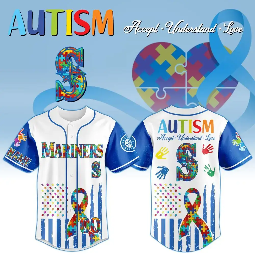 Seattle Mariners Baseball X Autism Special Edition 2025 Image