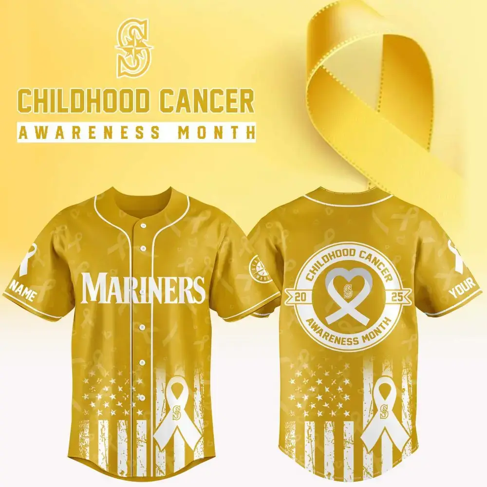 Seattle Mariners Baseball X Childhood Cancer Awareness Month Special Edition 2025 Image